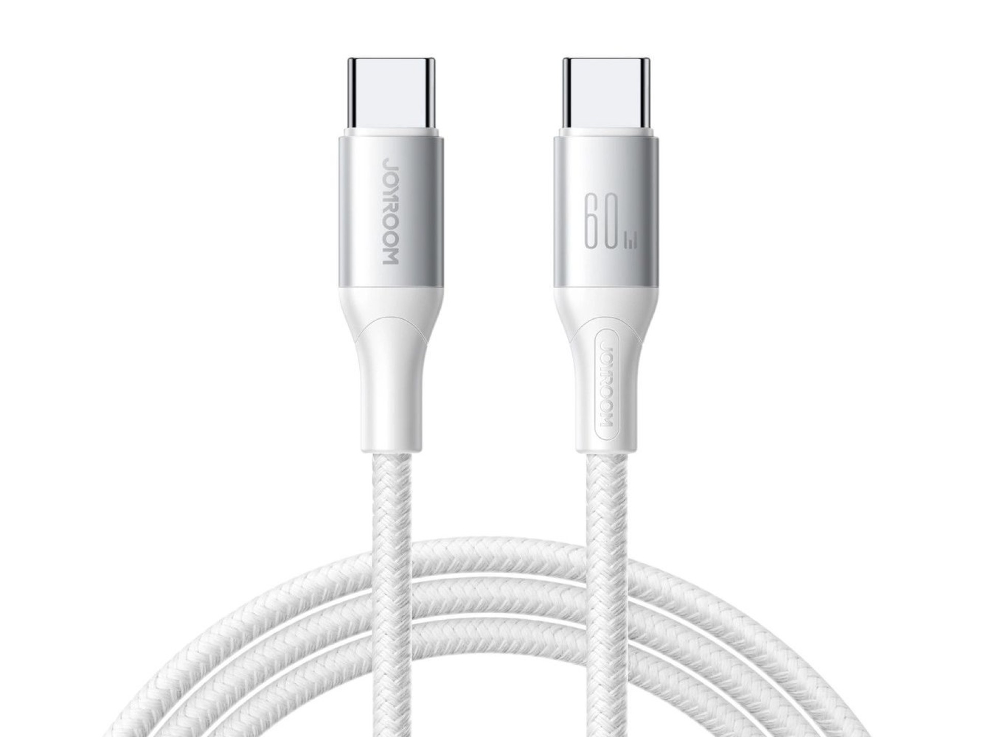 Joyroom S-A28 Flash Series 60W USB-C - Cabo USB-C de 1m - Branco