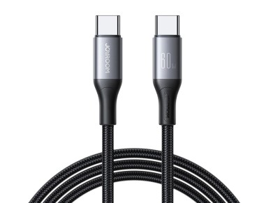 Joyroom S-A28 Flash Series 60W USB-C - USB-C cable 1m - black Joyroom S-A28 Flash Series 60W USB-C - USB-C cable 1m - black
