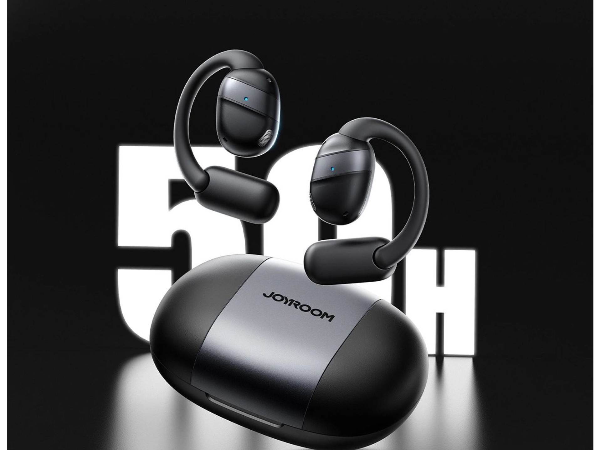 Fones de ouvido sem fio Joyroom Openfree JR-OE4 TWS de orelha aberta – preto