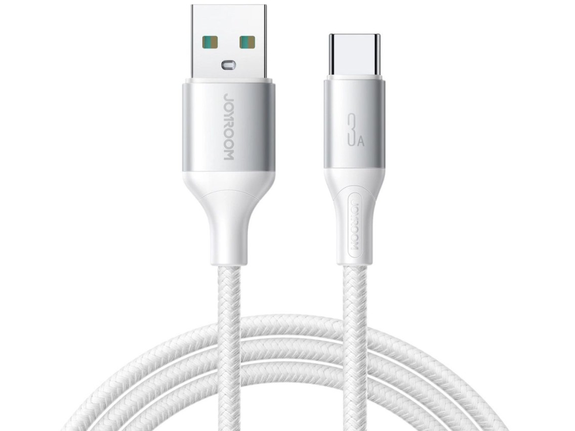Joyroom S-A28 Flash Series 3A USB-A - USB-C Cable 2m - White