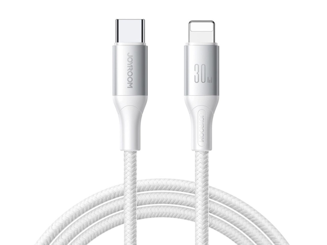 Joyroom S-A28 Flash Series 30W USB-C - Lightning cable 2m - white