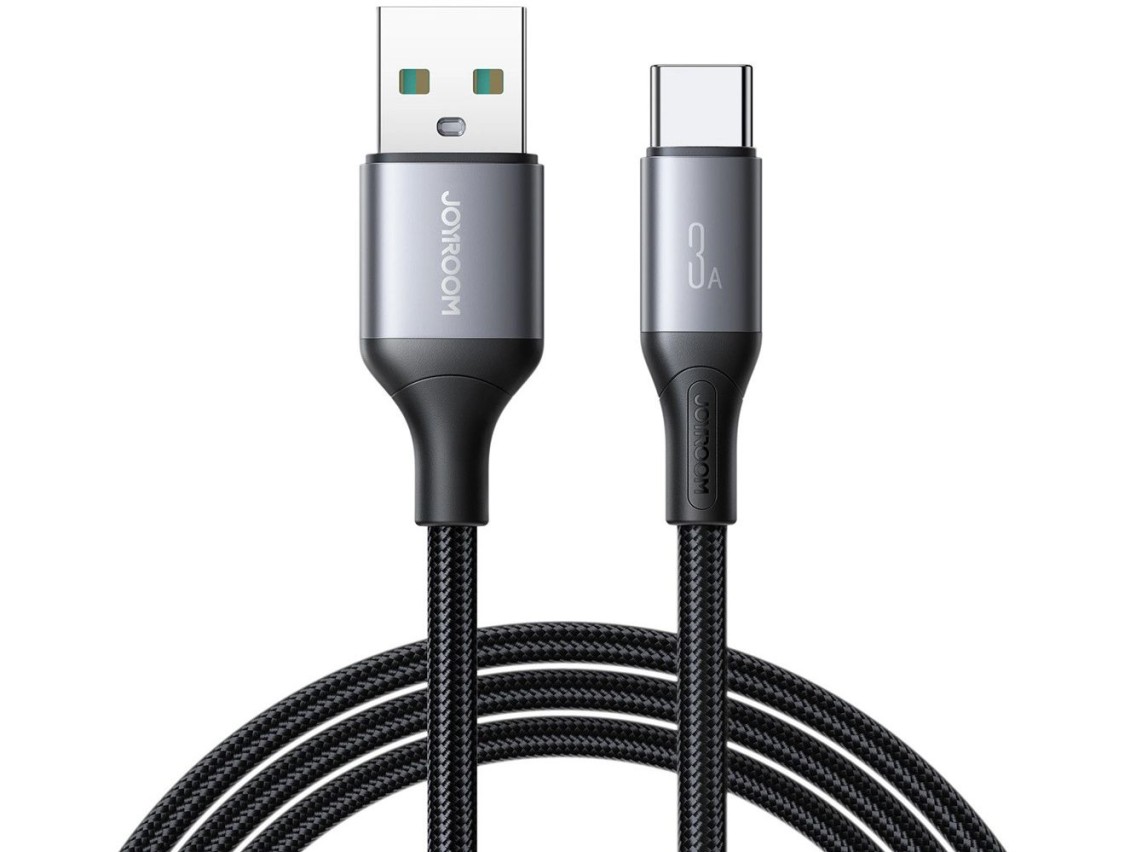 Joyroom S-A28 Flash Series 3A USB-A - USB-C cable 1m - black