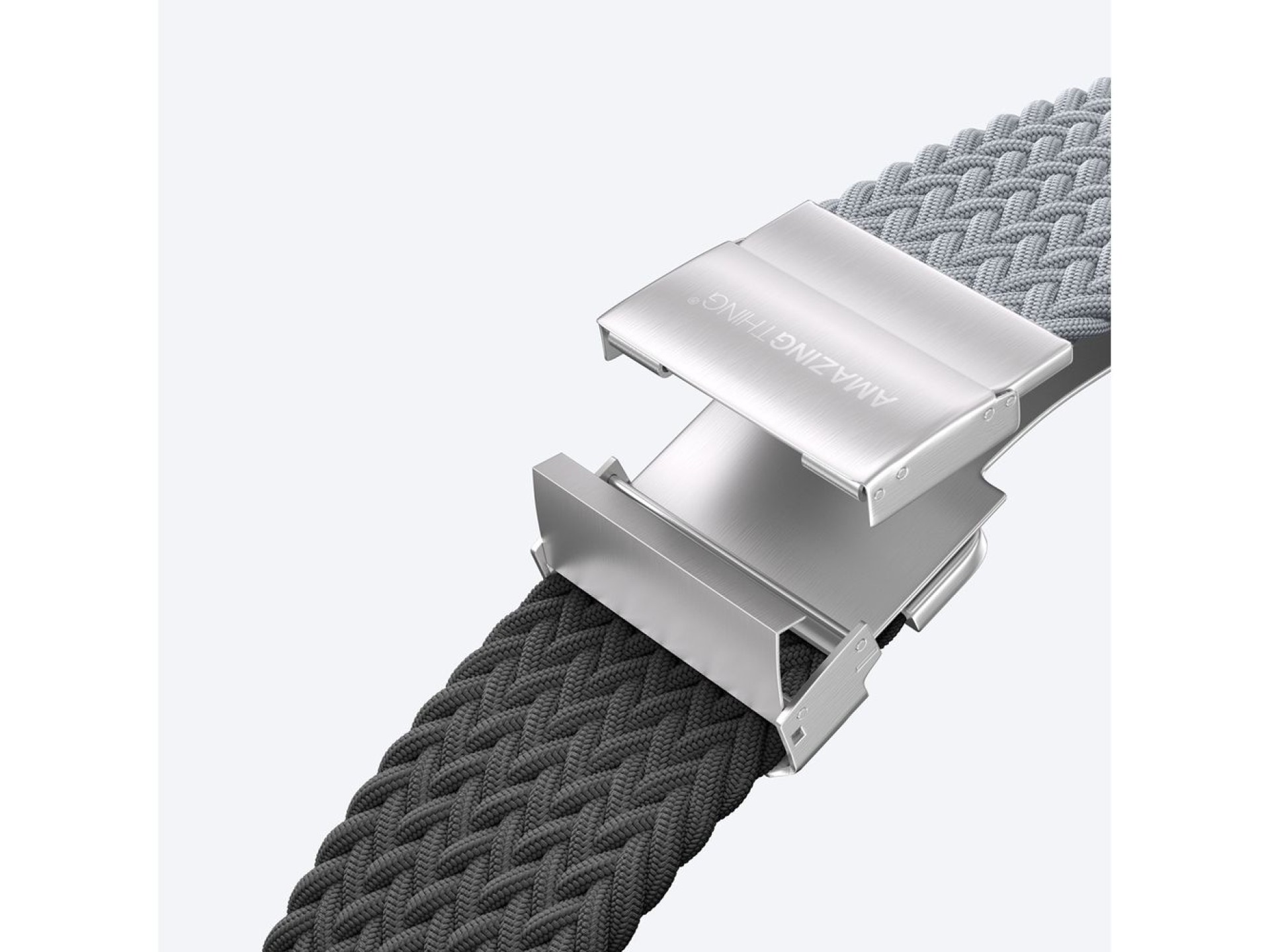 Juego de 2 correas AmazingThing Blend para Apple Watch de 45/46/49 mm - Gris-Negro/Gris