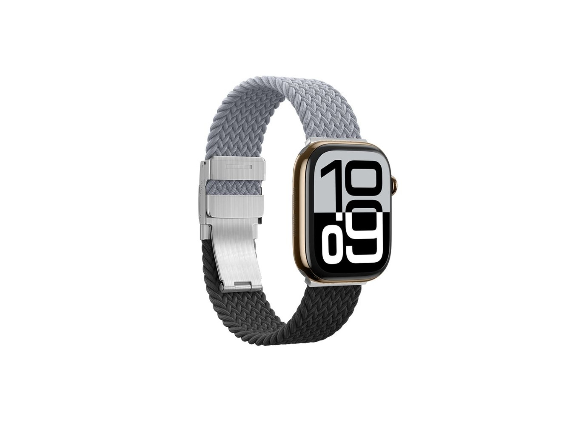 Juego de 2 correas AmazingThing Blend para Apple Watch de 45/46/49 mm - Gris-Negro/Gris