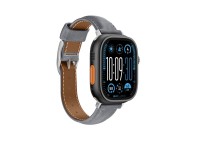 Correa de cuero AmazingThing Class Band para Apple Watch de 45/46/49 mm - Gris Correa de cuero AmazingThing Class Band para Apple Watch de 45/46/49 mm - Gris