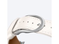 Pulseira de couro AmazingThing Class Band para Apple Watch 45/46/49 mm - Bege Claro Pulseira de couro AmazingThing Class Band para Apple Watch 45/46/49 mm - Bege Claro