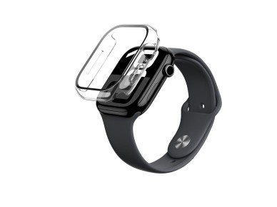 Capa de vidro AmazingThing Radix para Apple Watch 46mm - Transparente