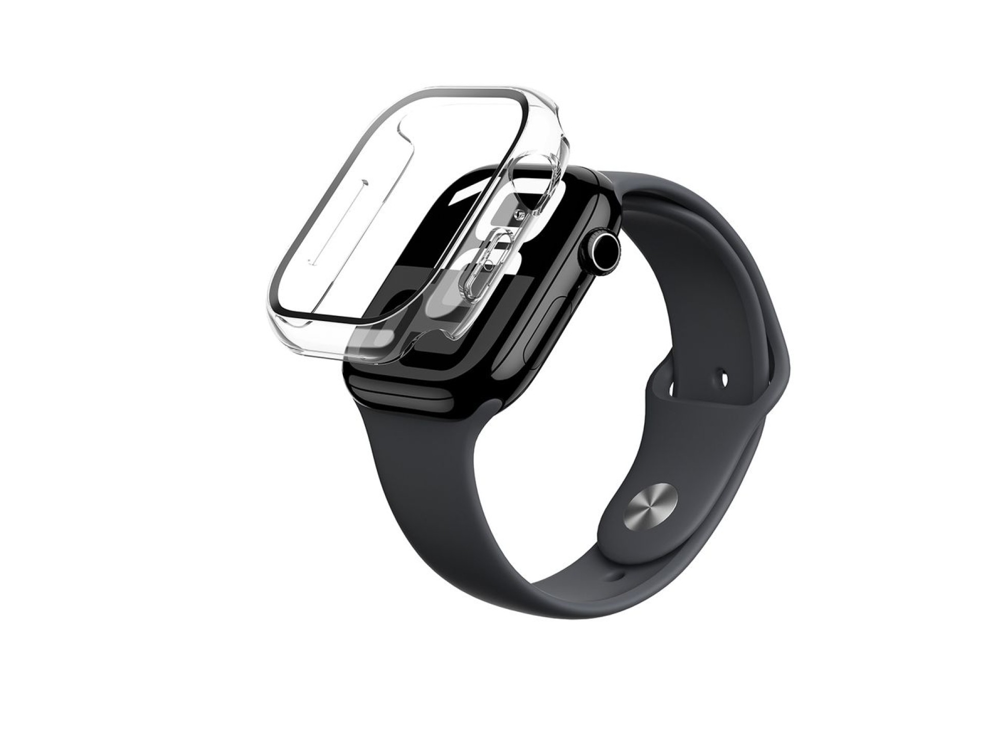 Capa de vidro AmazingThing Radix para Apple Watch 46mm - Transparente