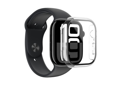 Capa de vidro AmazingThing Radix para Apple Watch 46mm - Transparente