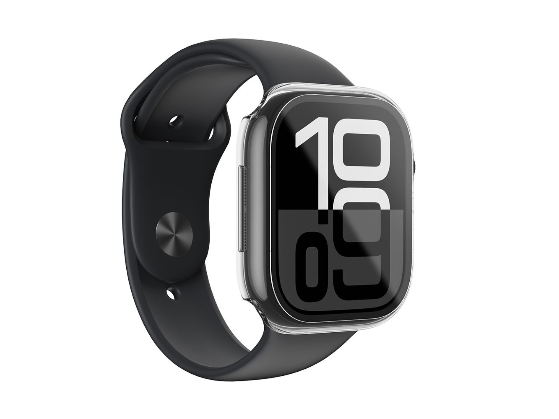 Capa de vidro AmazingThing Radix para Apple Watch 46mm - Transparente