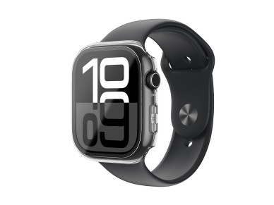 Capa de vidro AmazingThing Radix para Apple Watch 46mm - Transparente