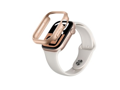 Funda minimalista AmazingThing para Apple Watch de 46 mm � Oro rosa