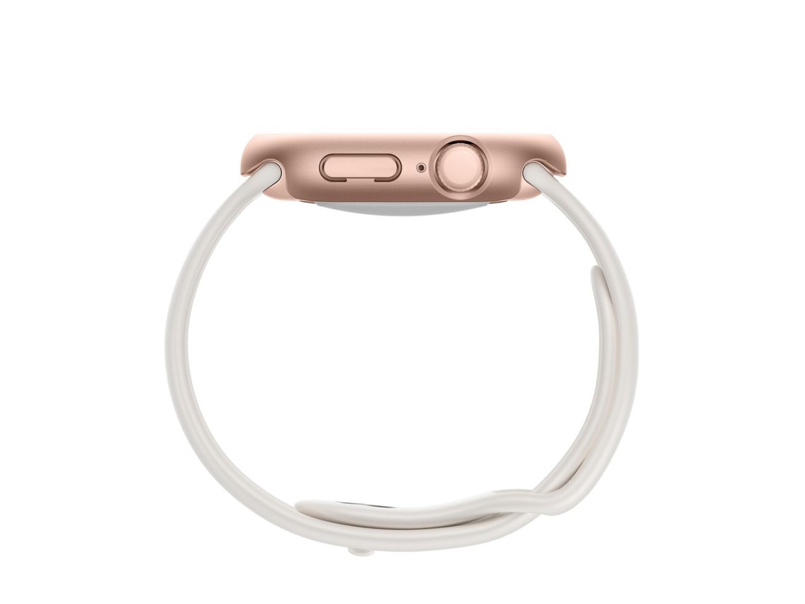 Funda minimalista AmazingThing para Apple Watch de 46 mm – Oro rosa