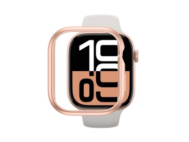 Funda minimalista AmazingThing para Apple Watch de 46 mm � Oro rosa