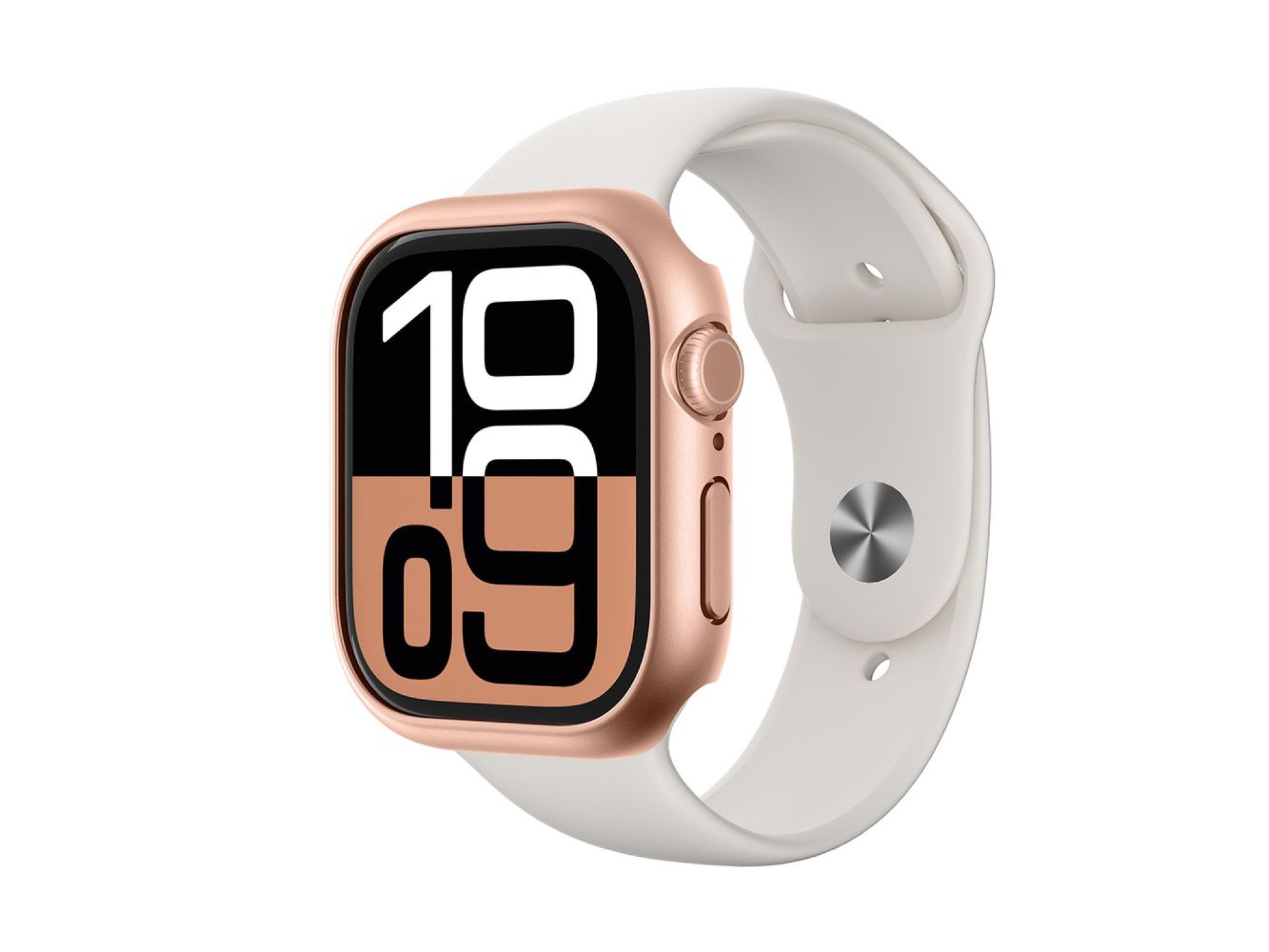 Funda minimalista AmazingThing para Apple Watch de 46 mm – Oro rosa