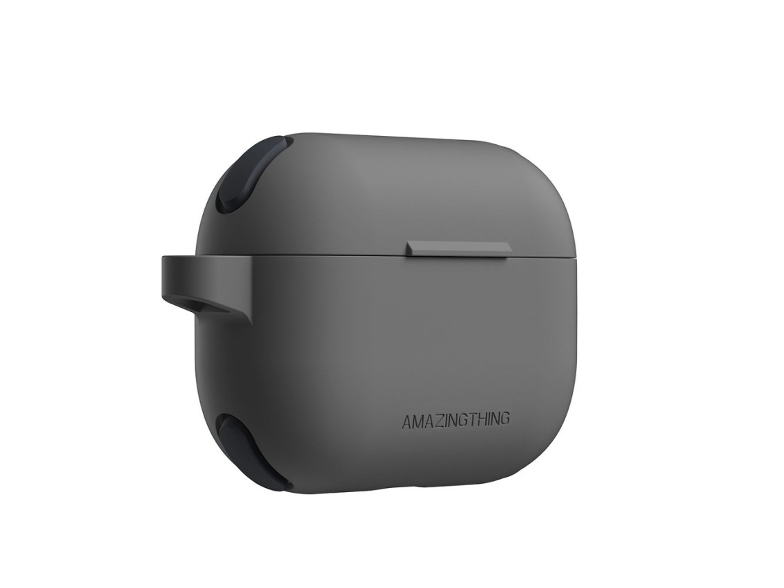 Capa de silicone AmazingThing Omni para AirPods Pro 2 - Preta