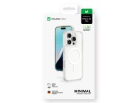 Capa minimalista AmazingThing para iPhone 16 Pro em silicone - Transparente Capa minimalista AmazingThing para iPhone 16 Pro em silicone - Transparente