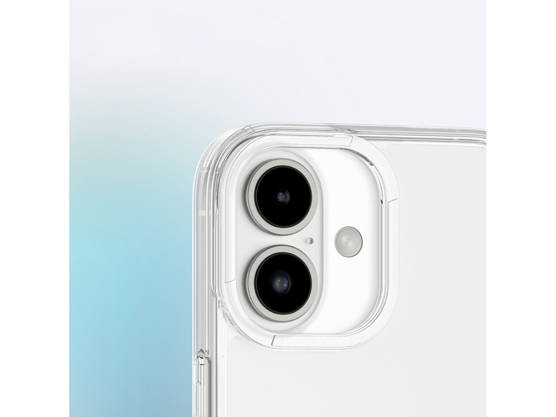 AmazingThing Minimal Case for iPhone 16 Silicone Case - Transparent