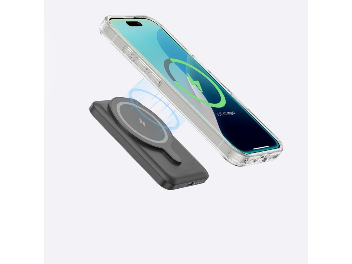 Capa AmazingThing Minimal Mag com Anel Magnético para iPhone 16 - Transparente
