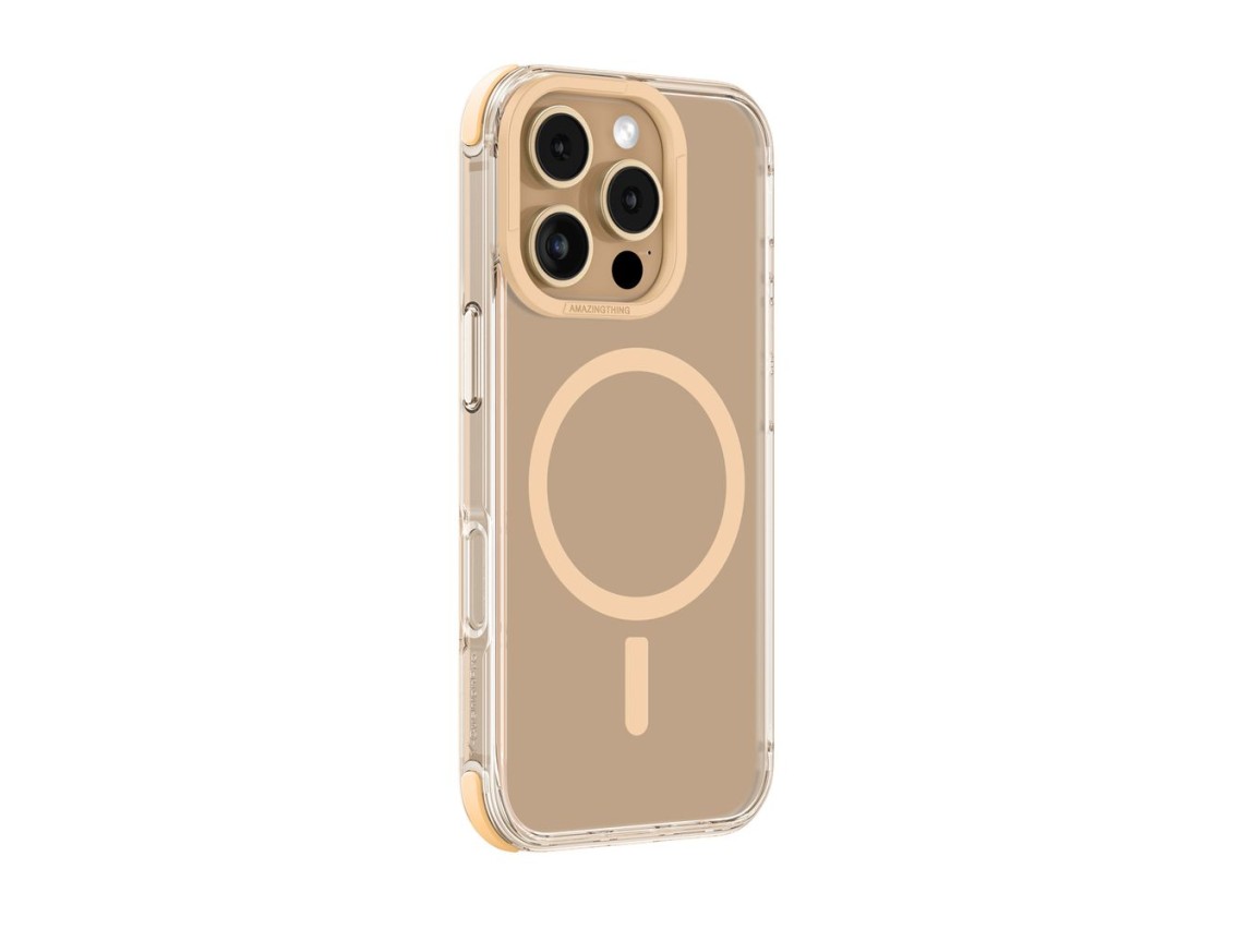 Capa AmazingThing Omni Mag para iPhone 16 Pro Max - Ouro Rosa
