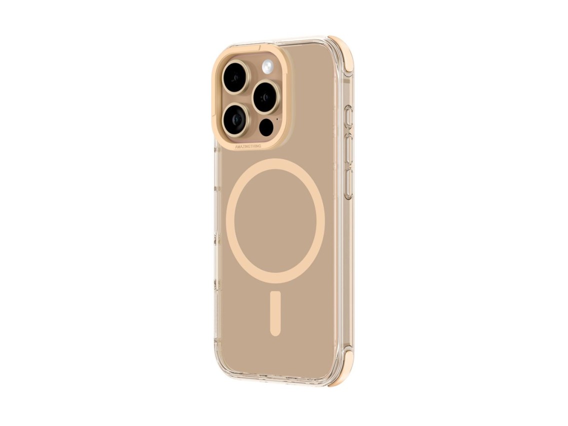 Capa AmazingThing Omni Mag para iPhone 16 Pro Max - Ouro Rosa