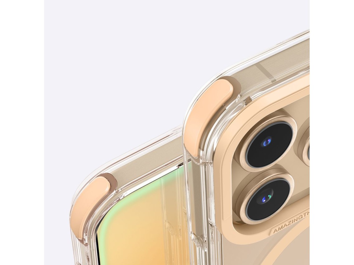 Capa AmazingThing Omni Mag para iPhone 16 Pro Max - Ouro Rosa