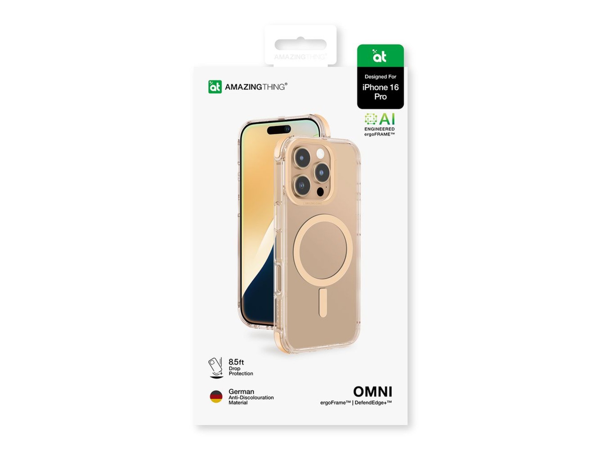 AmazingThing Omni Mag Case for iPhone 16 Pro - Rose Gold