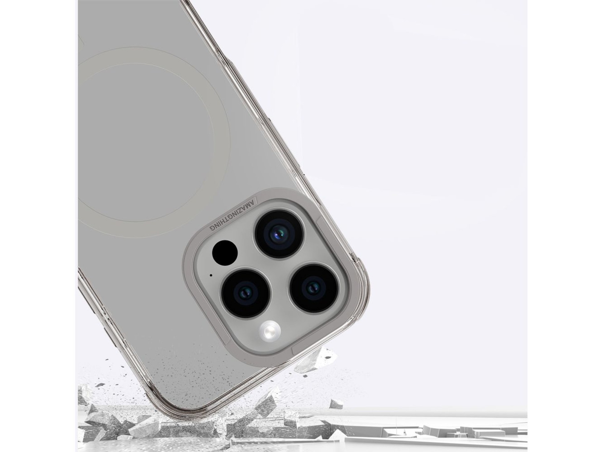 AmazingThing Omni Mag Case for iPhone 16 Pro Max - Gray