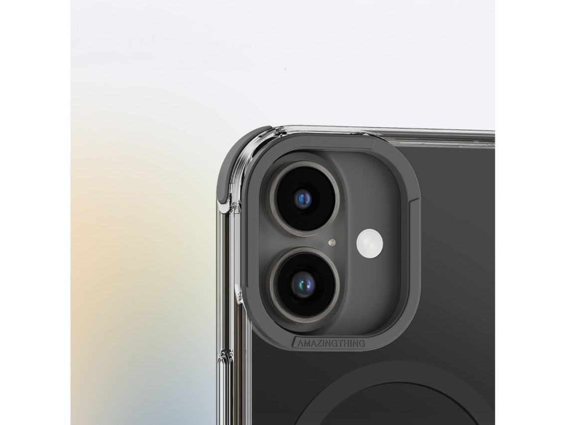 Capa AmazingThing Omni Mag para iPhone 16 - Preta