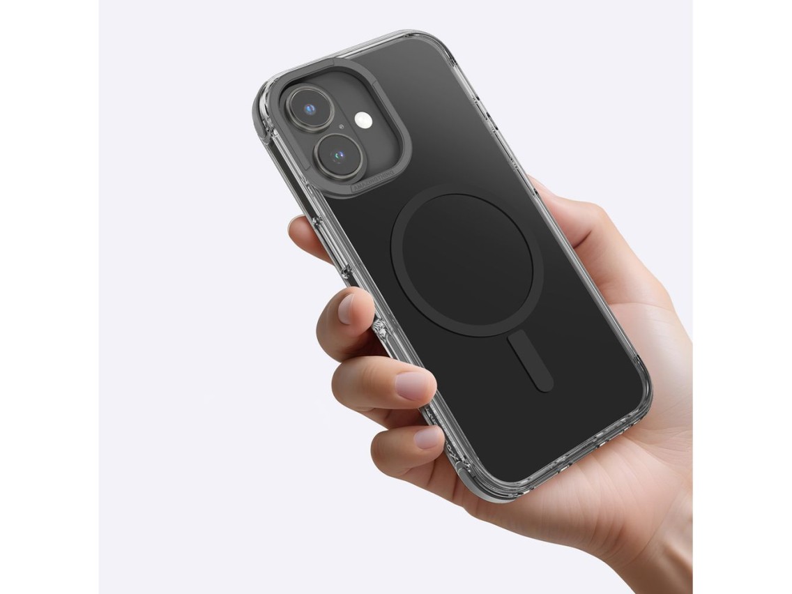 Capa AmazingThing Omni Mag para iPhone 16 - Preta