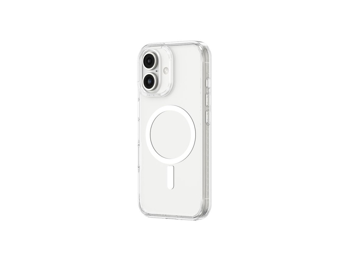 Funda AmazingThing Titan Pro Mag con anillo magnético para iPhone 16 - Transparente