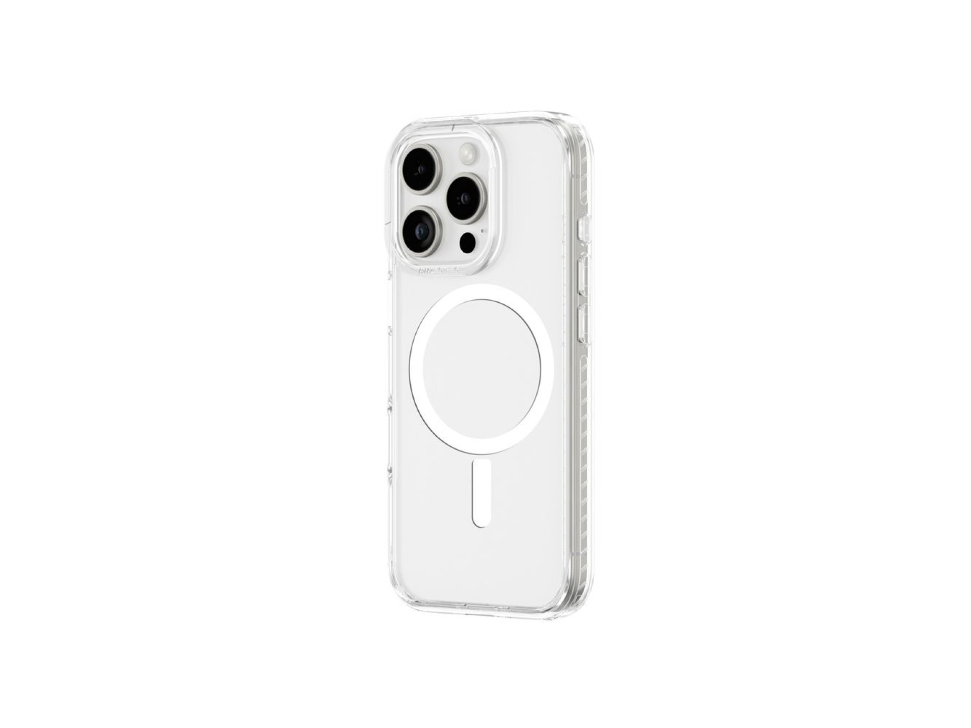 AmazingThing Titan Pro Mag Case with Magnetic Ring for iPhone 16 Pro Max - Transparent