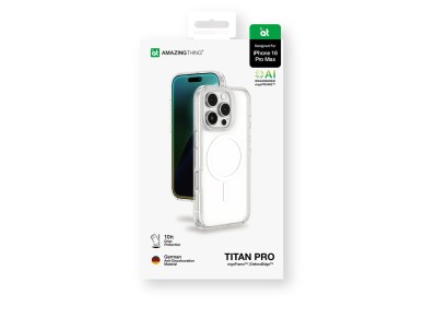 AmazingThing Titan Pro Mag Case with Magnetic Ring for iPhone 16 Pro Max - Transparent AmazingThing Titan Pro Mag Case with Magnetic Ring for iPhone 16 Pro Max - Transparent