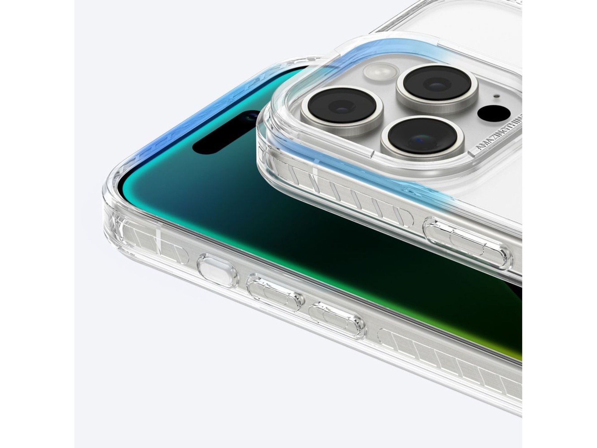 AmazingThing Titan Pro Mag Case with Magnetic Ring for iPhone 16 Pro Max - Transparent