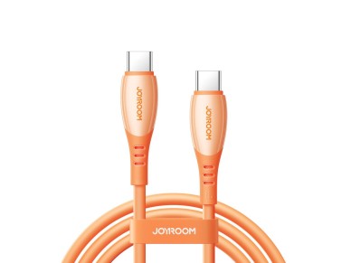 Joyroom S-A59 Vibrant Series 60W USB-C - USB-C Cable 1.2m - Orange Joyroom S-A59 Vibrant Series 60W USB-C - USB-C Cable 1.2m - Orange