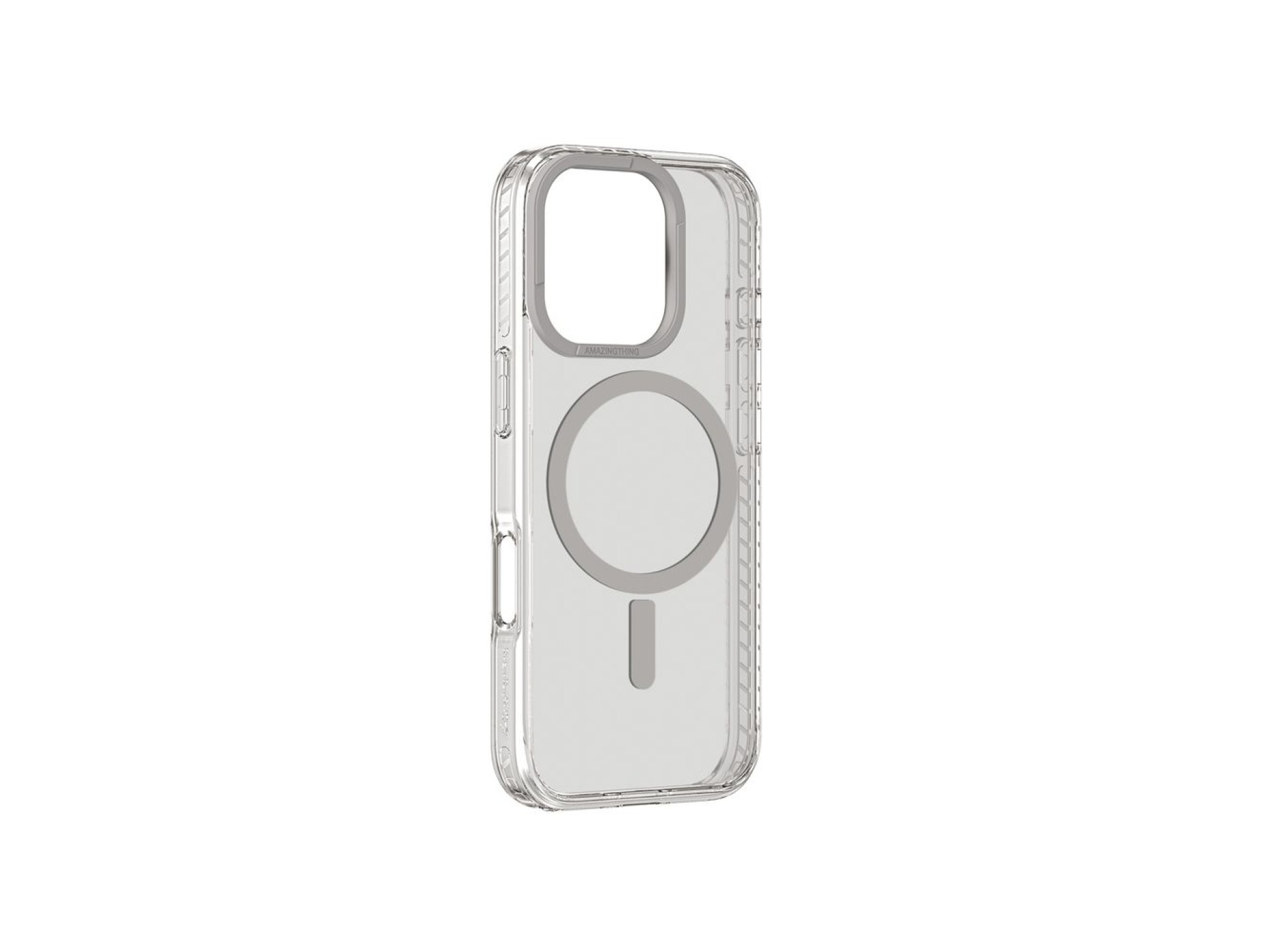 Funda AmazingThing Titan Pro Mag con anillo magnético para iPhone 16 Pro Max - Gris