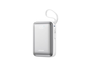 Joyroom JR-PBF29 20000mAh 22.5W Powerbank with Double Cable - White Joyroom JR-PBF29 20000mAh 22.5W Powerbank with Double Cable - White