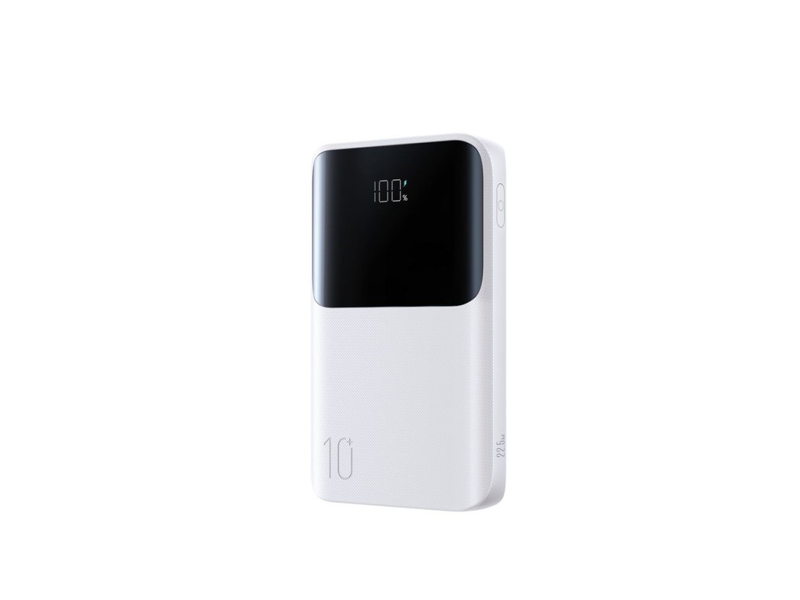 Joyroom JR-QP191 Star Series Mini 10000mAh 22.5W Powerbank with Digital Display - White