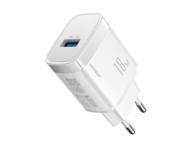 Joyroom JR-TF4 18W USB-A Wall Charger - White