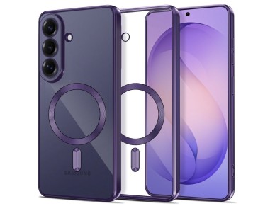 Tech-Protect MagFlex MagSafe Case for Samsung Galaxy S26 - Transparent Purple Tech-Protect MagFlex MagSafe Case for Samsung Galaxy S26 - Transparent Purple
