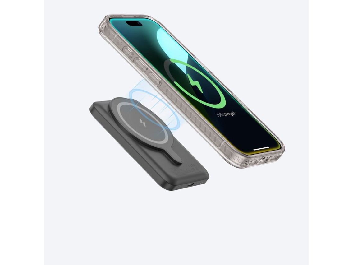 Funda AmazingThing Titan Pro Mag con anillo magnético para iPhone 16 Pro - Gris