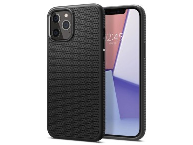Spigen Liquid Air Case for iPhone 12 / iPhone 12 Pro - Matte Black Spigen Liquid Air Case for iPhone 12 / iPhone 12 Pro - Matte Black