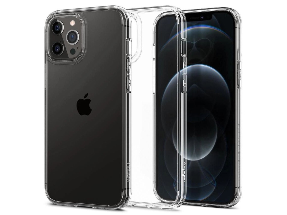 Capa Spigen Ultra Hybrid para iPhone 12 / iPhone 12 Pro - Transparente