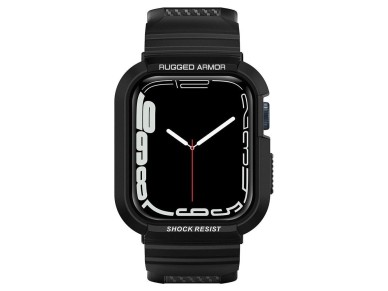 Capa Spigen Rugged Armor Pro com al�a para Apple Watch 4/5/6/7/8/SE (44/45 mm) - Preta