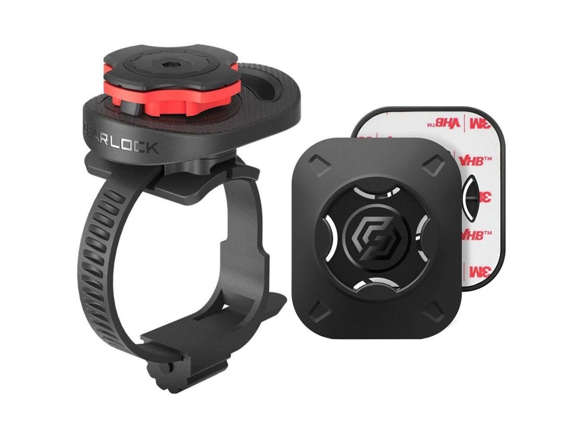 Soporte para manillar de bicicleta Spigen Gearlock MS100 - Negro