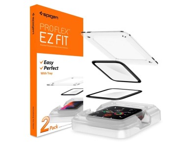 Spigen ProFlex EZ Fit Hybrid Glass for Apple Watch 4/5/6/SE (44mm) Spigen ProFlex EZ Fit Hybrid Glass for Apple Watch 4/5/6/SE (44mm)
