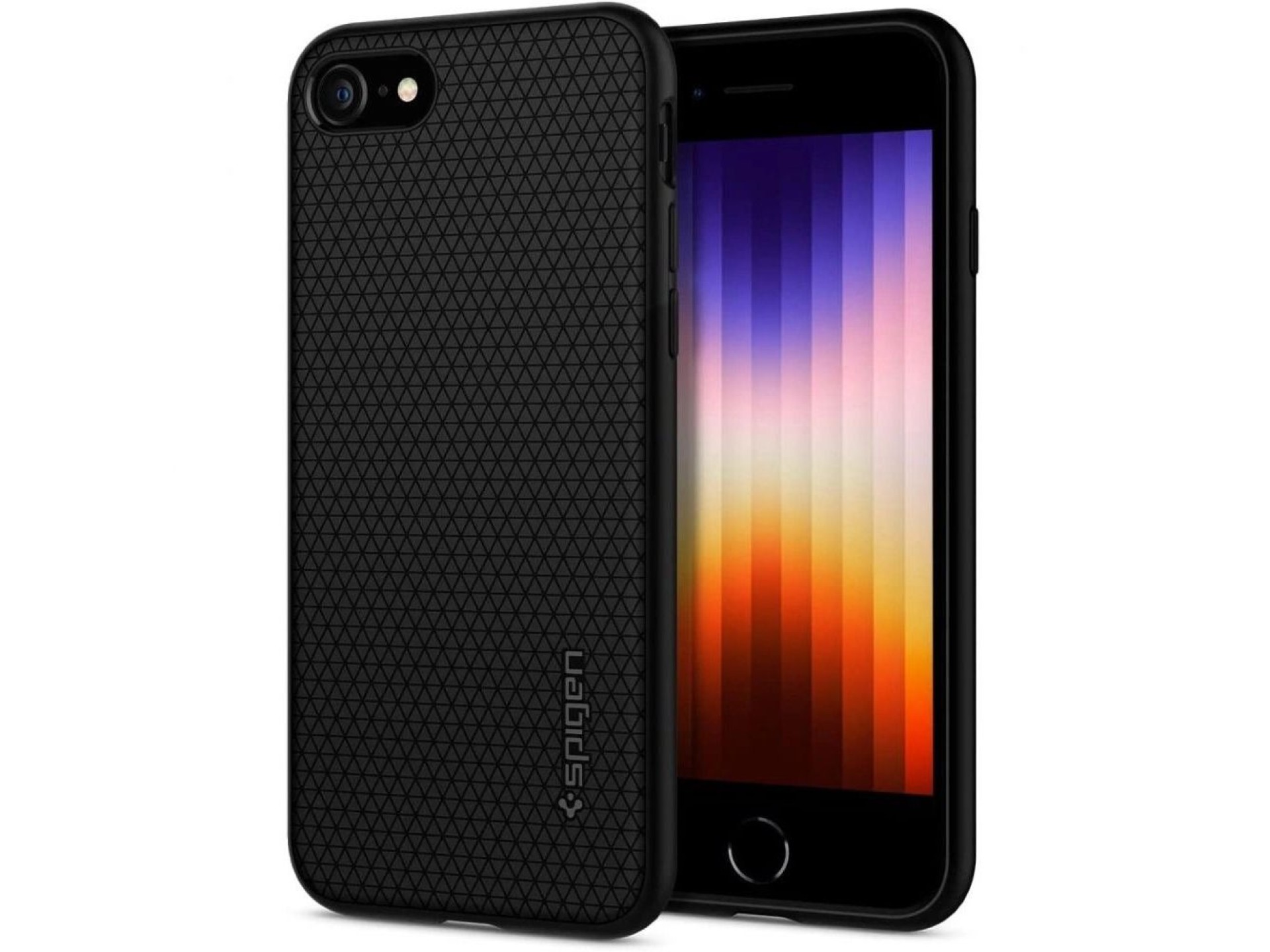 Spigen Liquid Air Case for iPhone 7 / 8 / SE 2020 / SE 2022 - Black