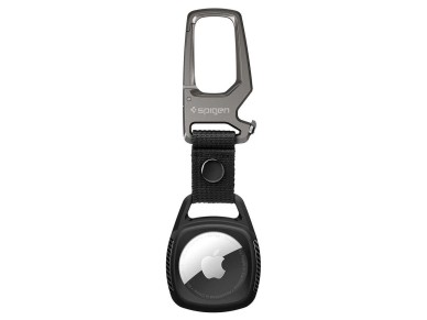 Funda Spigen Rugged Armor para Apple AirTag - Negro mate
