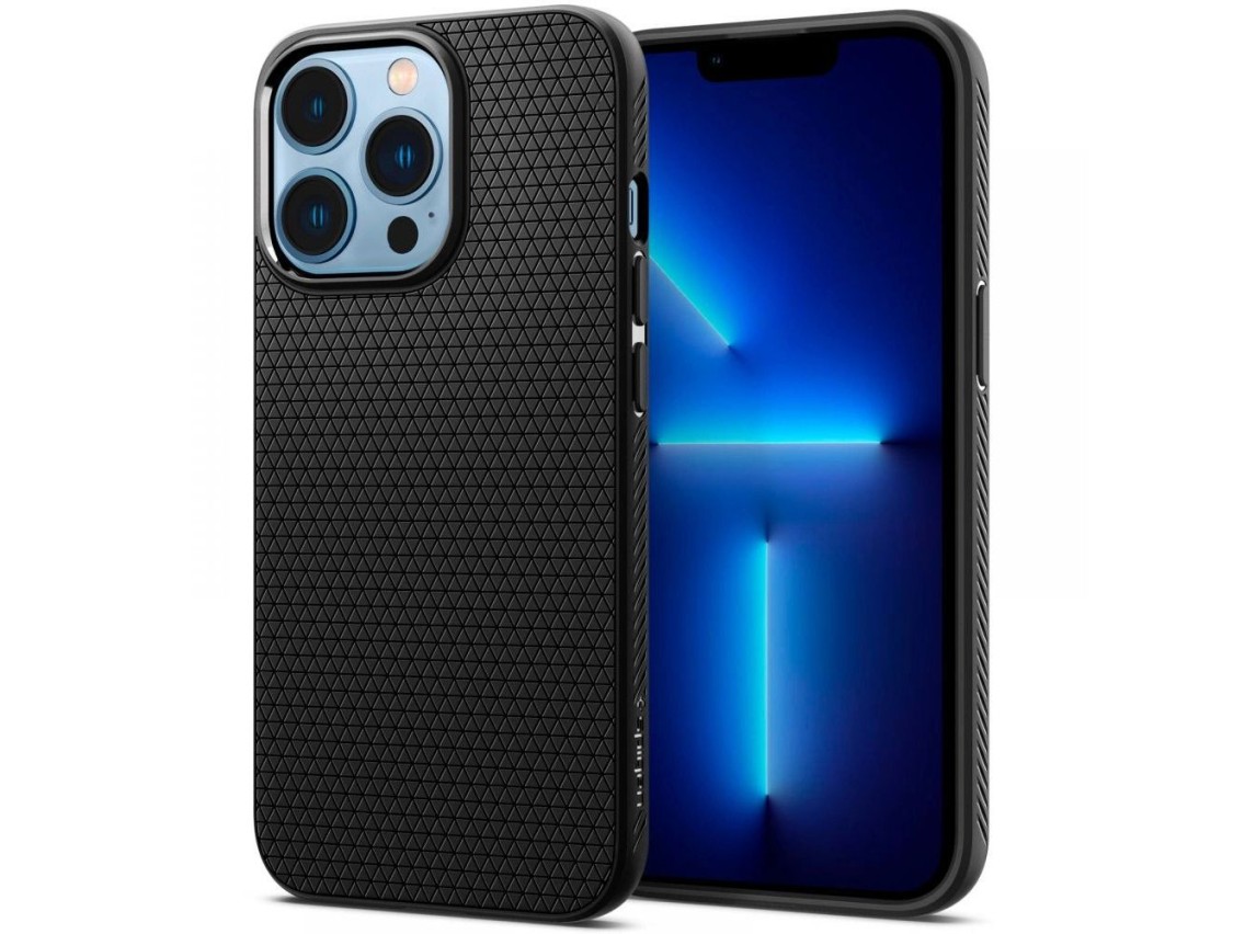 Funda Spigen Liquid Air para iPhone 13 Pro - Negro mate