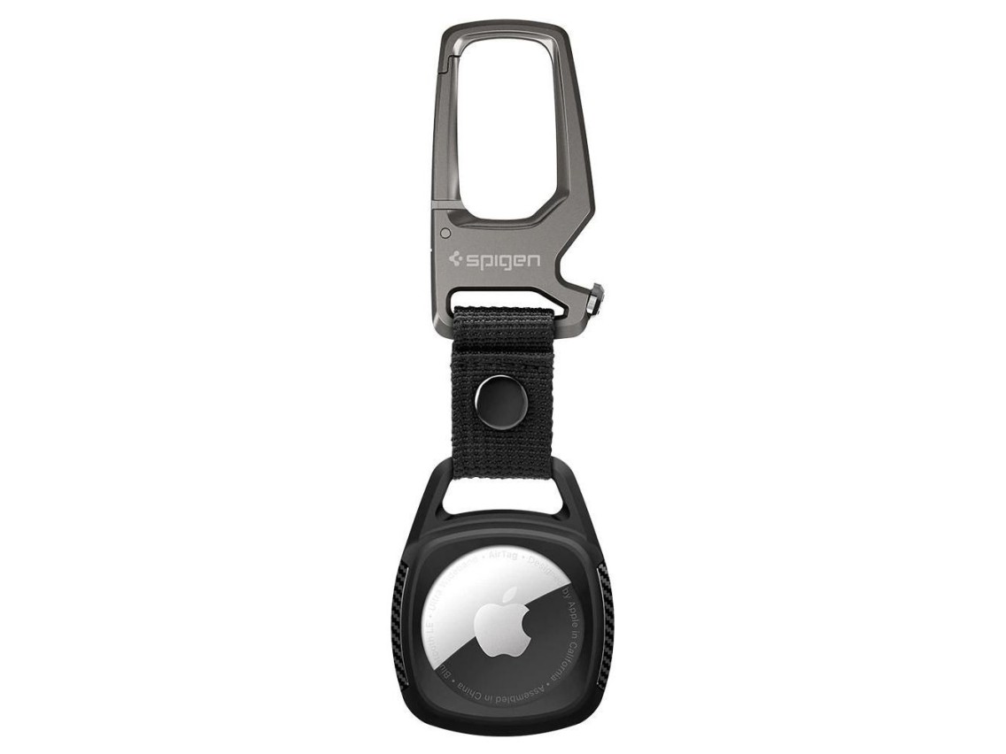 Spigen Rugged Armor Case for Apple AirTag - Matte Black